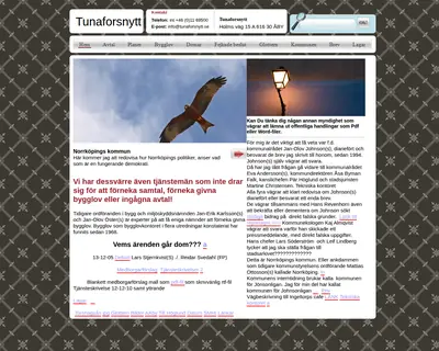 Tunafors nytt startsida 2014