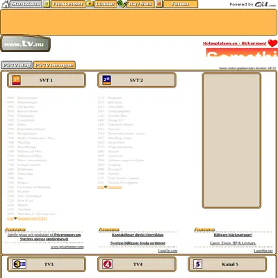 TV startsida 2006