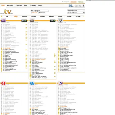 TV startsida 2010