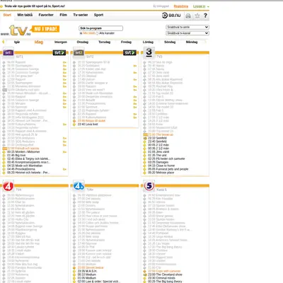 TV startsida 2011