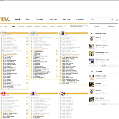 TV startsida 2013