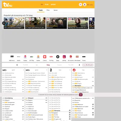 TV startsida 2018