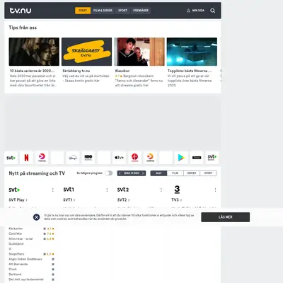 TV startsida 2021