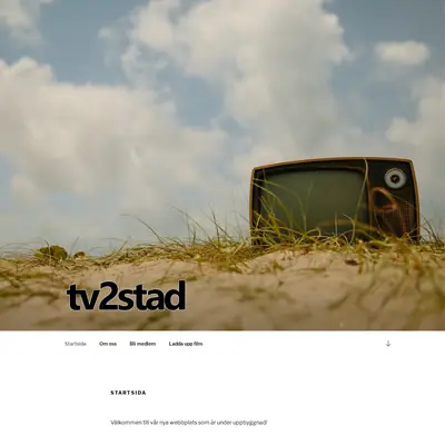 TV2Stad startsida 2018