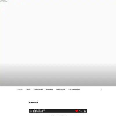 TV2Stad startsida 2020
