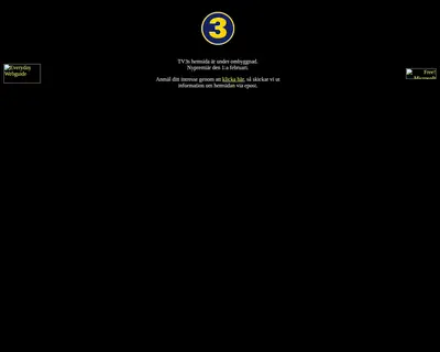TV3 startsida 1996