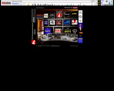 TV4 startsida 1997