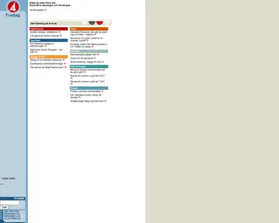 TV4 startsida 2001