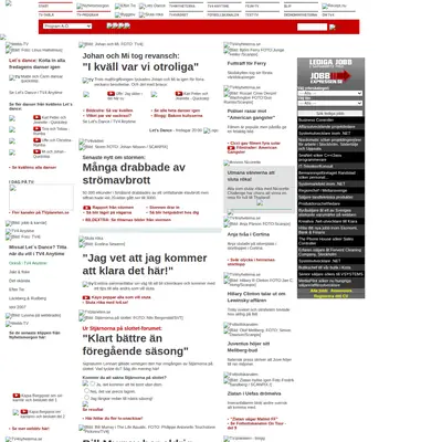 TV4 startsida 2008
