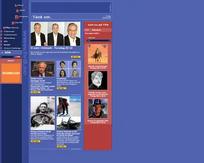 TV8 startsida 2003
