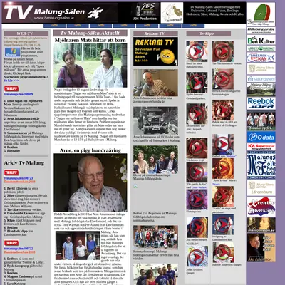 TV Malung-Sälen startsida 2010