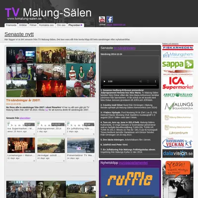 TV Malung-Sälen startsida 2015
