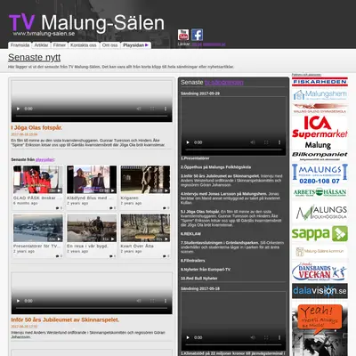 TV Malung-Sälen startsida 2017