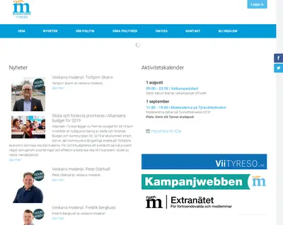 Tyresömoderater i radio startsida 2018