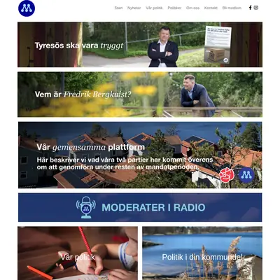 Tyresömoderater i radio startsida 2026