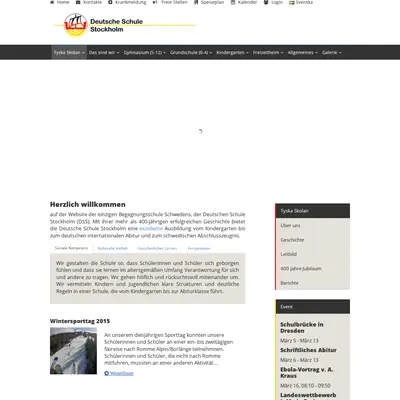 tyskaskolan.se startsida 2015