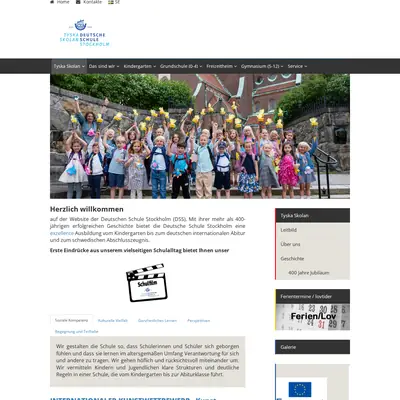 tyskaskolan.se startsida 2024