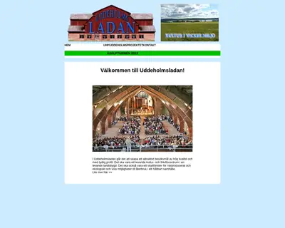 uddeholmsladan.se startsida 2014