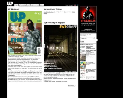 UNDERGROUND PRODUCTIONS startsida 2010
