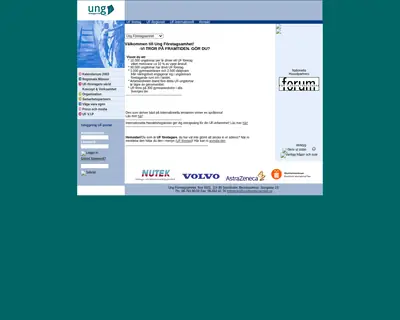 ungforetagsamhet.se startsida 2003