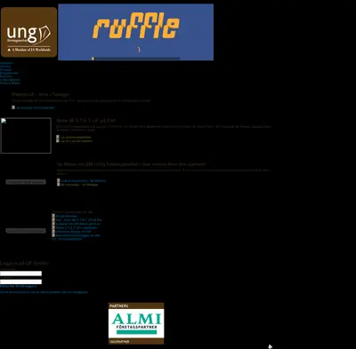 ungforetagsamhet.se startsida 2008