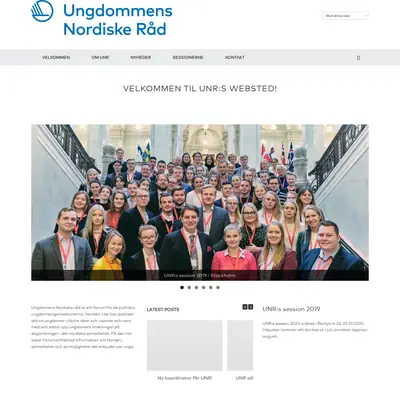 Ung i Norden startsida 2021