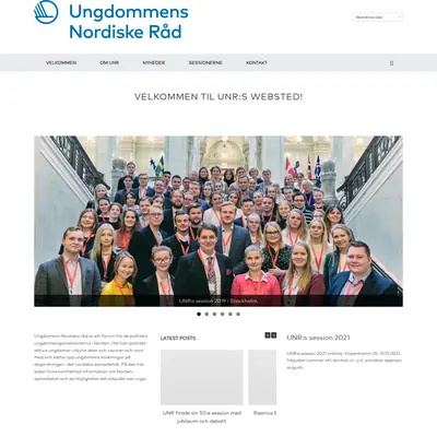 Ung i Norden startsida 2022