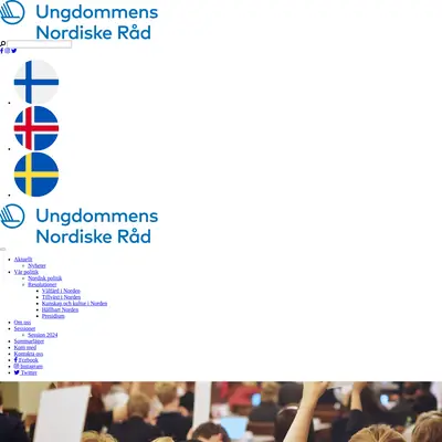 Ung i Norden startsida 2024
