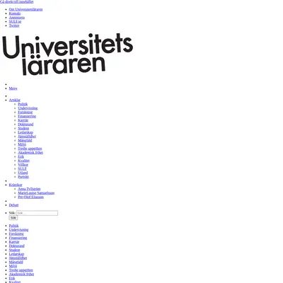 Universitetsläraren startsida 2015