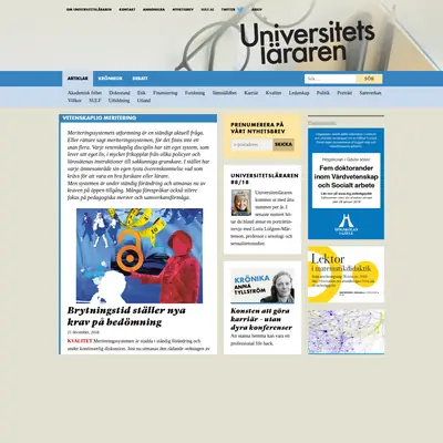 Universitetsläraren startsida 2019