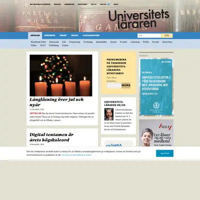 Universitetsläraren startsida 2021