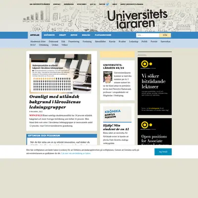 Universitetsläraren startsida 2023