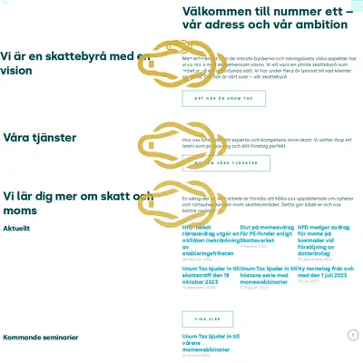 Unum startsida 2024
