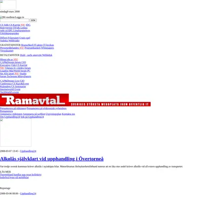 Upphandling24 karriärbrev startsida 2008