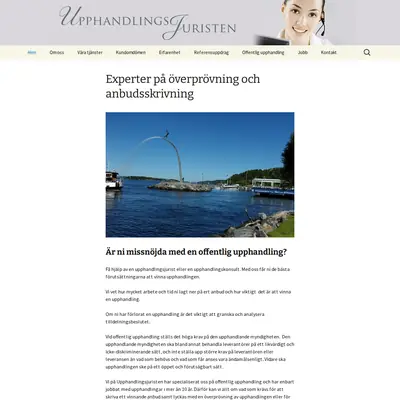upphandlingsjuristen.com startsida 2021