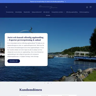 upphandlingsjuristen.com startsida 2025