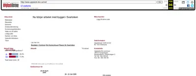 Upplandsbro Direkt startsida 2005