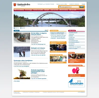 Upplandsbro Direkt startsida 2011