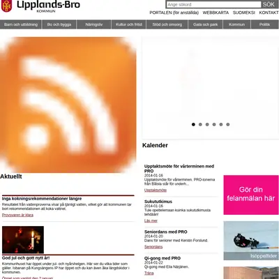 Upplandsbro Direkt startsida 2014