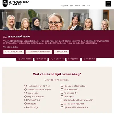 Upplandsbro Direkt startsida 2024