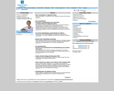 Upplands Väsby Direkt startsida 2006