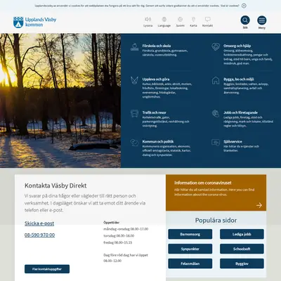 Upplands Väsby Direkt startsida 2021