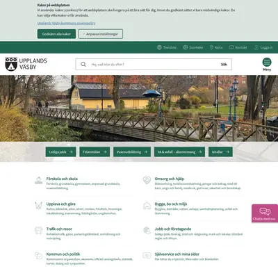 Upplands Väsby Direkt startsida 2026