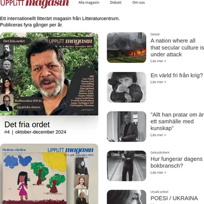 www.upplittmagasin.se startsida 2025