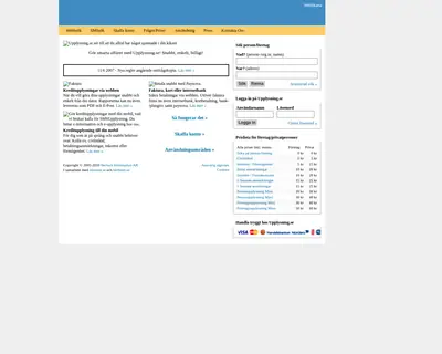 www.upplysning.se startsida 2010