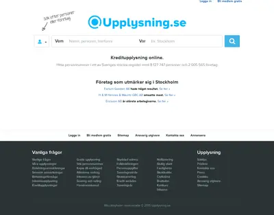www.upplysning.se startsida 2017