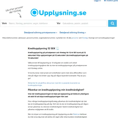 www.upplysning.se startsida 2023