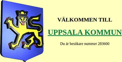 Vårt Uppsala startsida 1998