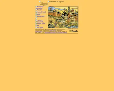 Vårt Uppsala startsida 1999
