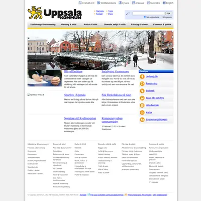 Vårt Uppsala startsida 2010